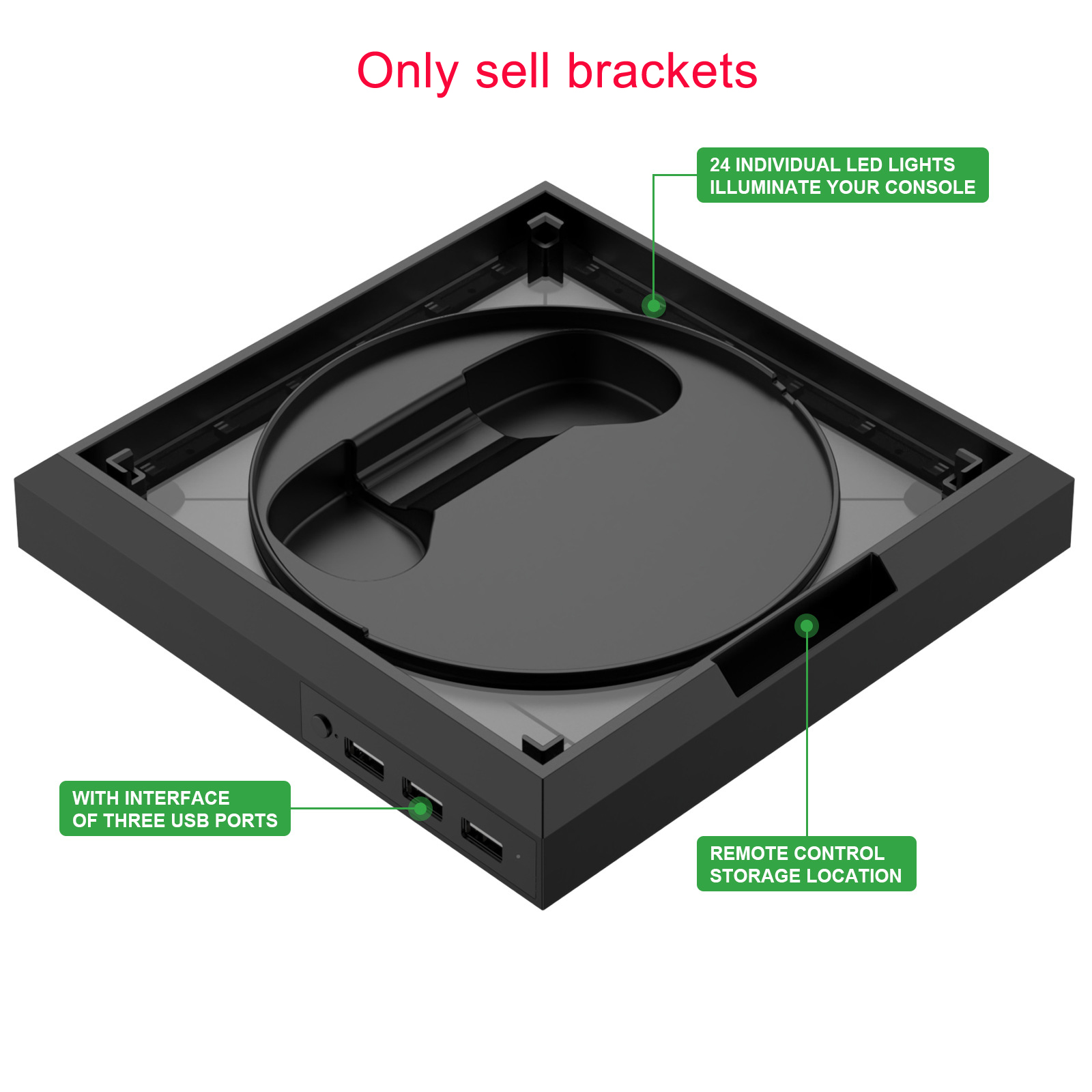 Gaming Console Handle - Podstawa do serii Xbox X/S regulowana