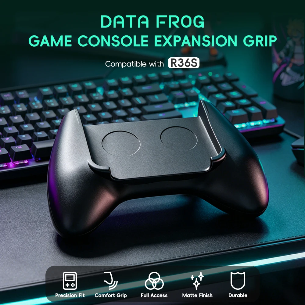 Gaming Console Handle - Data Frog R36S Game Grip Ergonomiczny