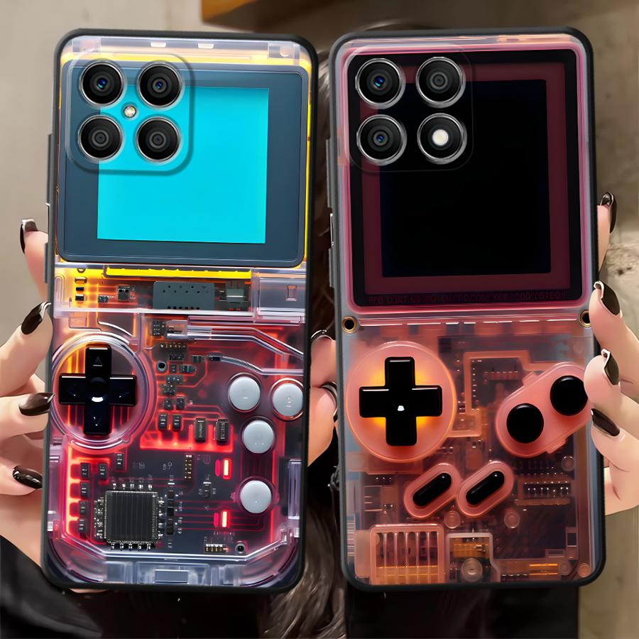 Gaming Console X7 - Czerwone etui na telefon z motywem