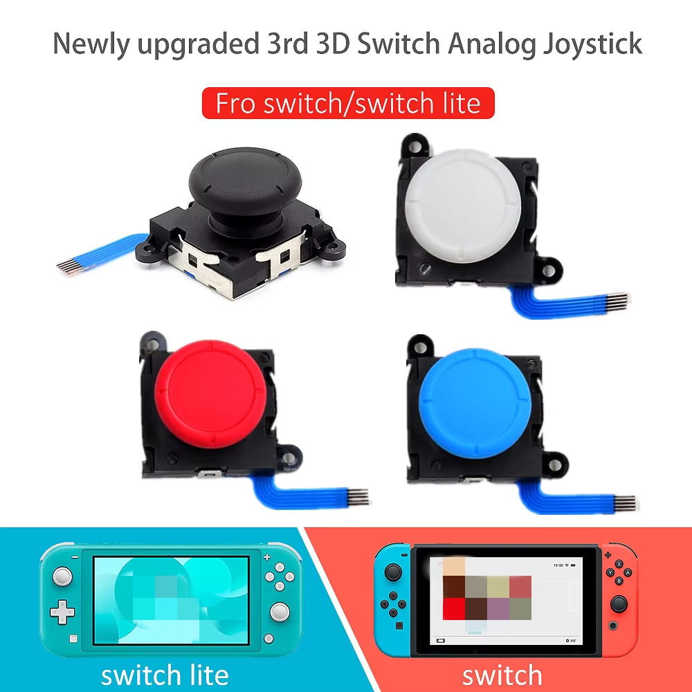 Gaming Console Handle - 1 szt. 3D analogowy czujnik Stick