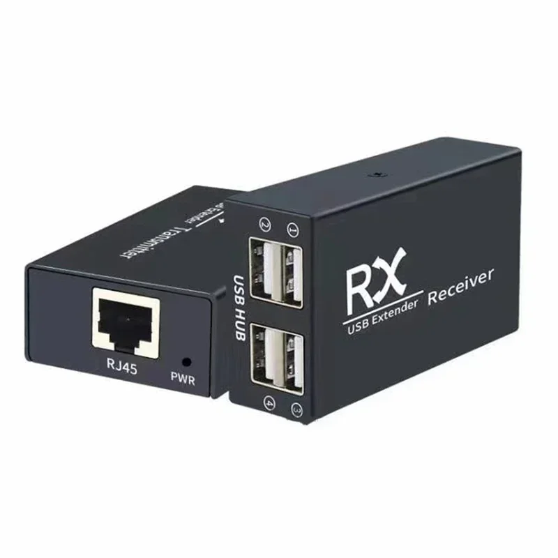 Lan Cable Gaming - 120M 4-portowy przedłużacz USB przez kabel
