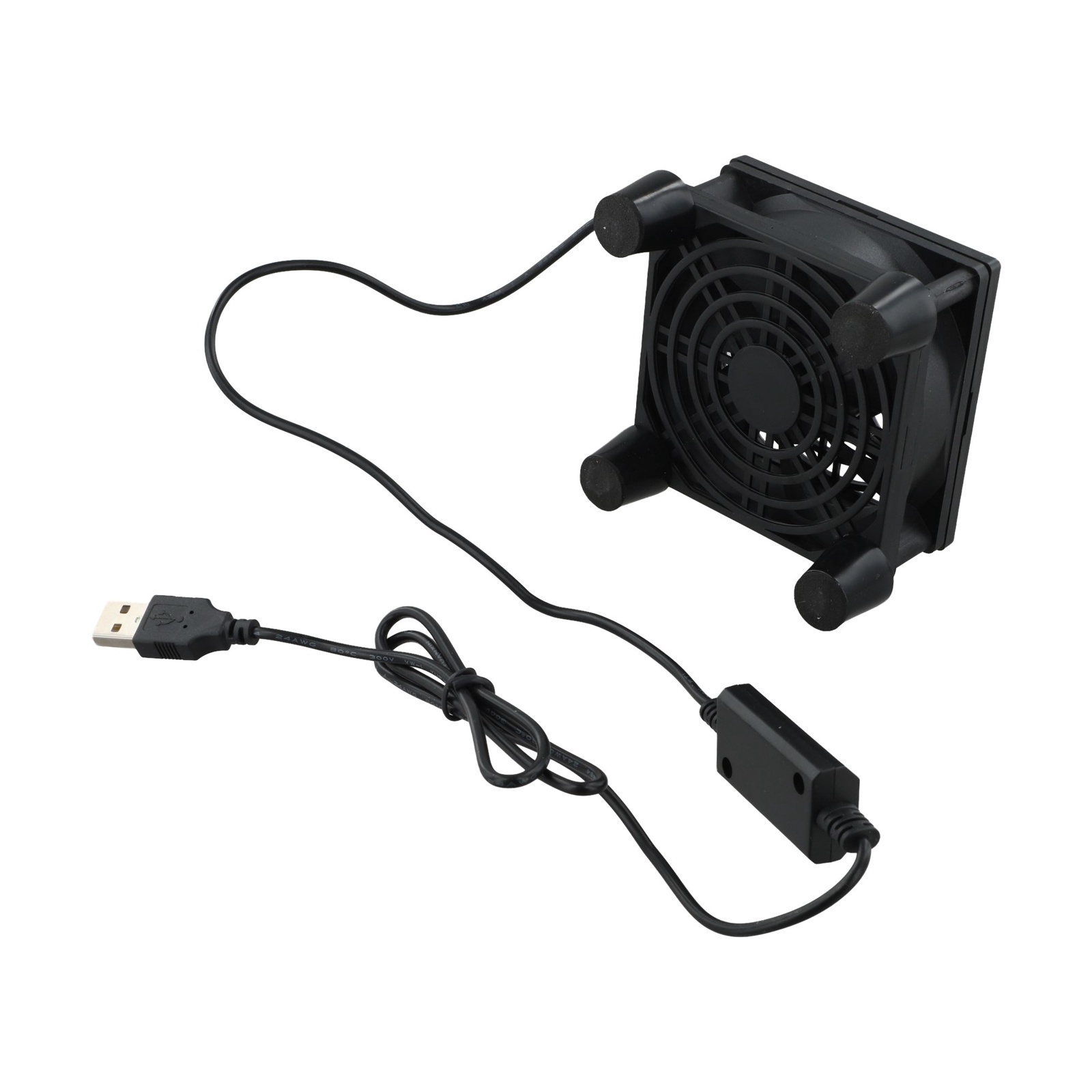 Wentylator chłodzący USB 80mm  – Gaming Console Cabinet recenzja i cena