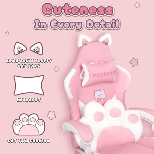 Różowe Krzesło Gamingowe Urocz – Gaming Chair Cushion recenzja i cena