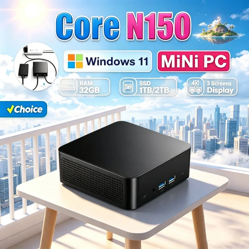 2026 Posh Core N150 MINI PC Wi – Gaming Console Windows recenzja i cena
