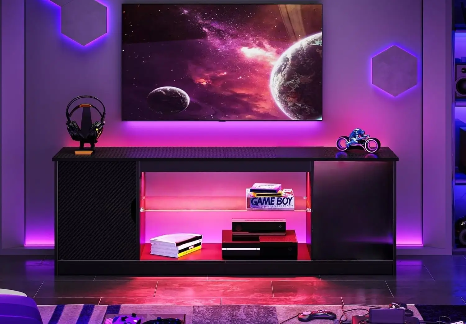 Stojak na konsolę do gier i te – Gaming Console Cabinet recenzja i cena