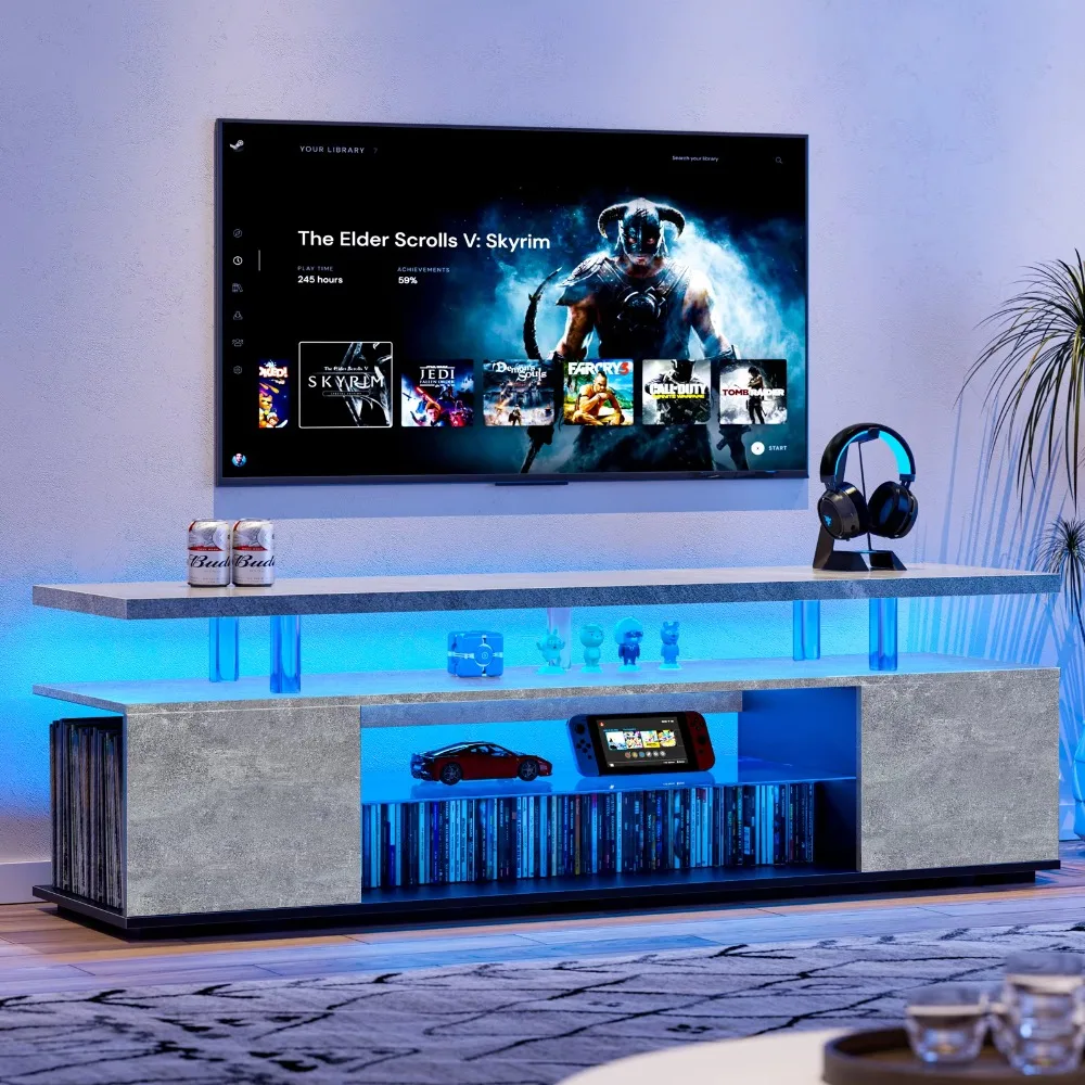 Szafka RTV na telewizor 70 cal – Gaming Console Cabinet recenzja i cena