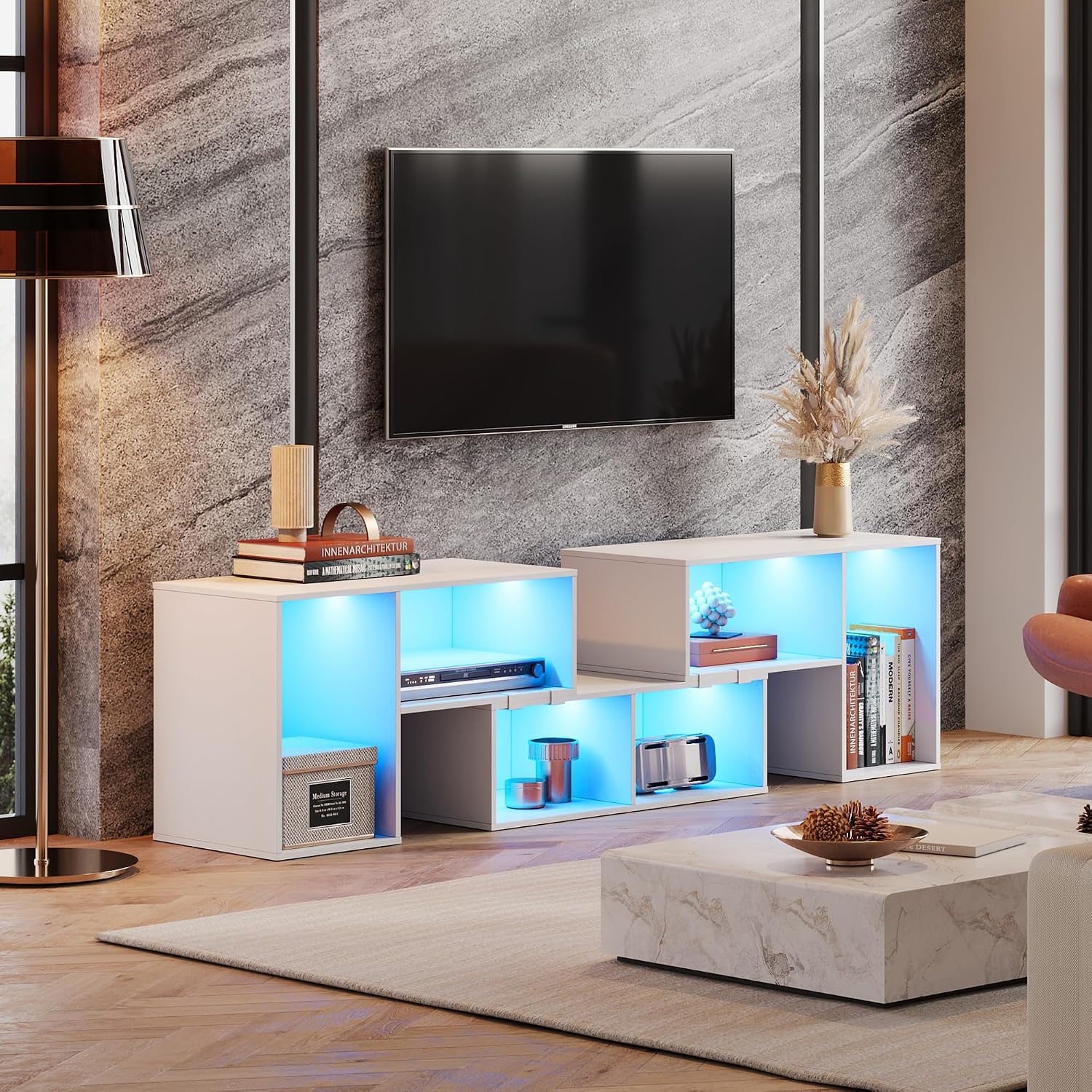Rozkładana szafka RTV z paskie – Gaming Console Cabinet recenzja i cena