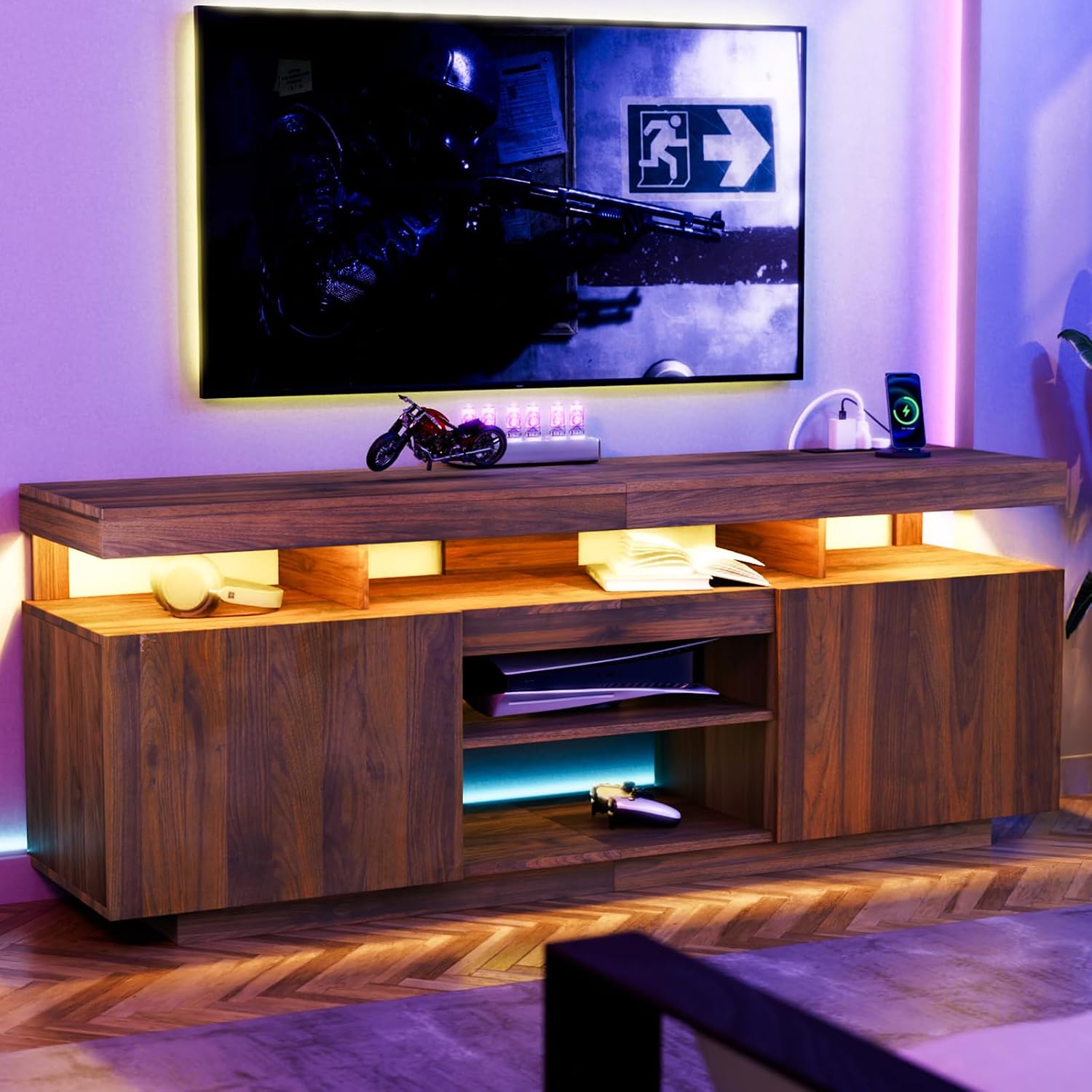 Szafka pod telewizor LED z gni – Gaming Console Cabinet recenzja i cena