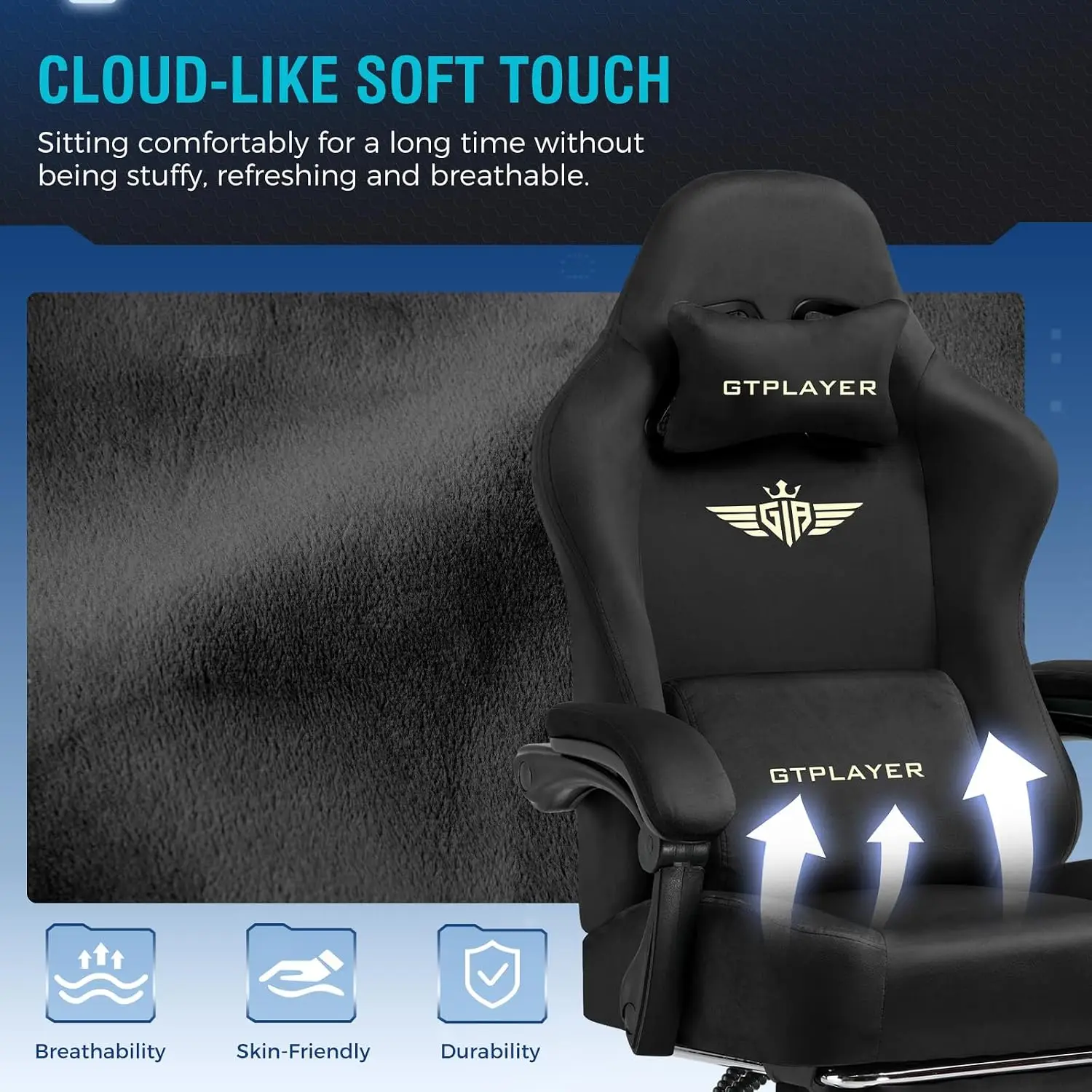 Duże i wysokie krzesło gamingo – Gaming Chair Cushion recenzja i cena