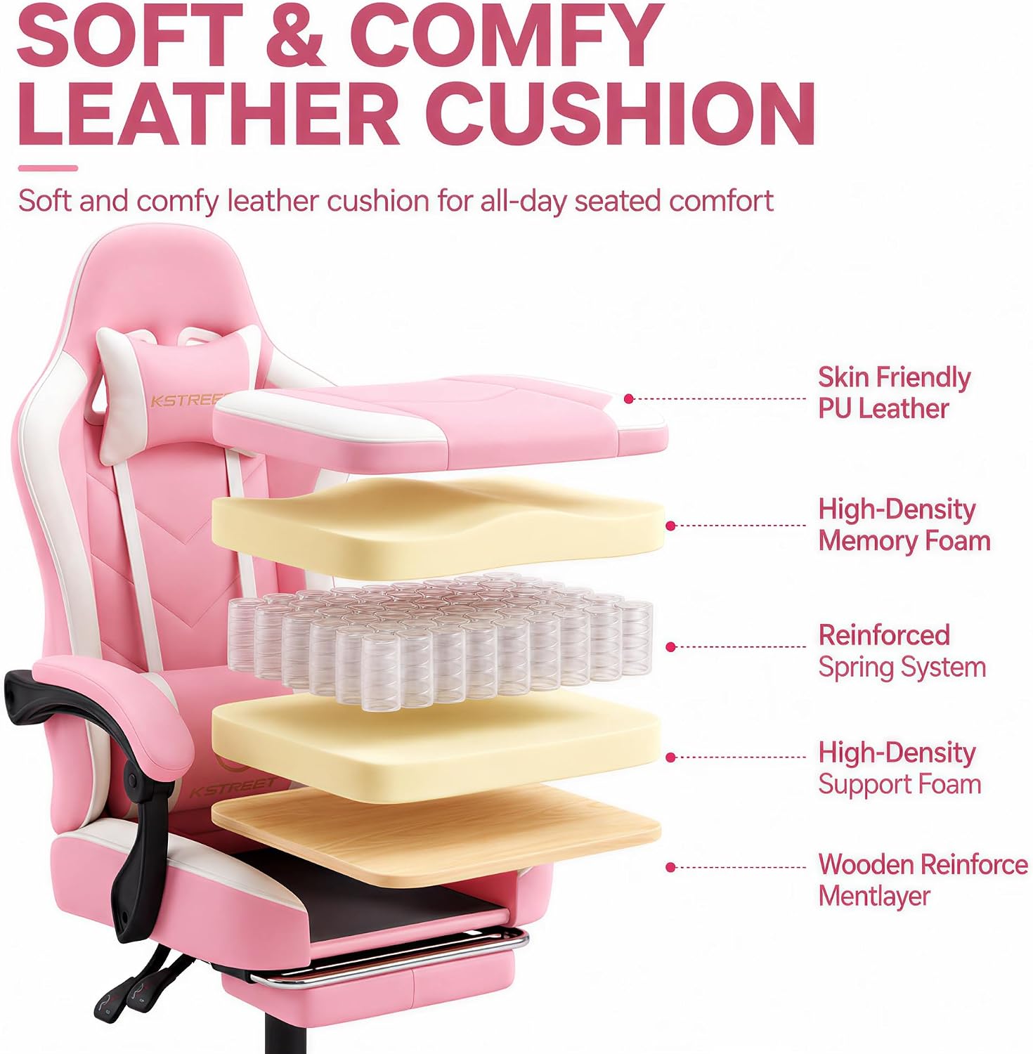 Ergonomiczne krzesło gamingowe – Gaming Chair Cushion recenzja i cena