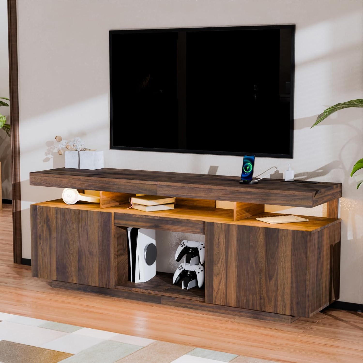 Nowoczesny stolik pod telewizo – Gaming Console Cabinet recenzja i cena