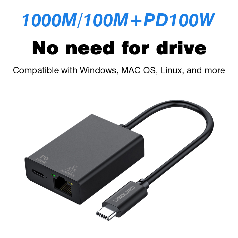UGOURD 100Mbps 1000Mbps USB C  – Lan Cable Gaming recenzja i cena