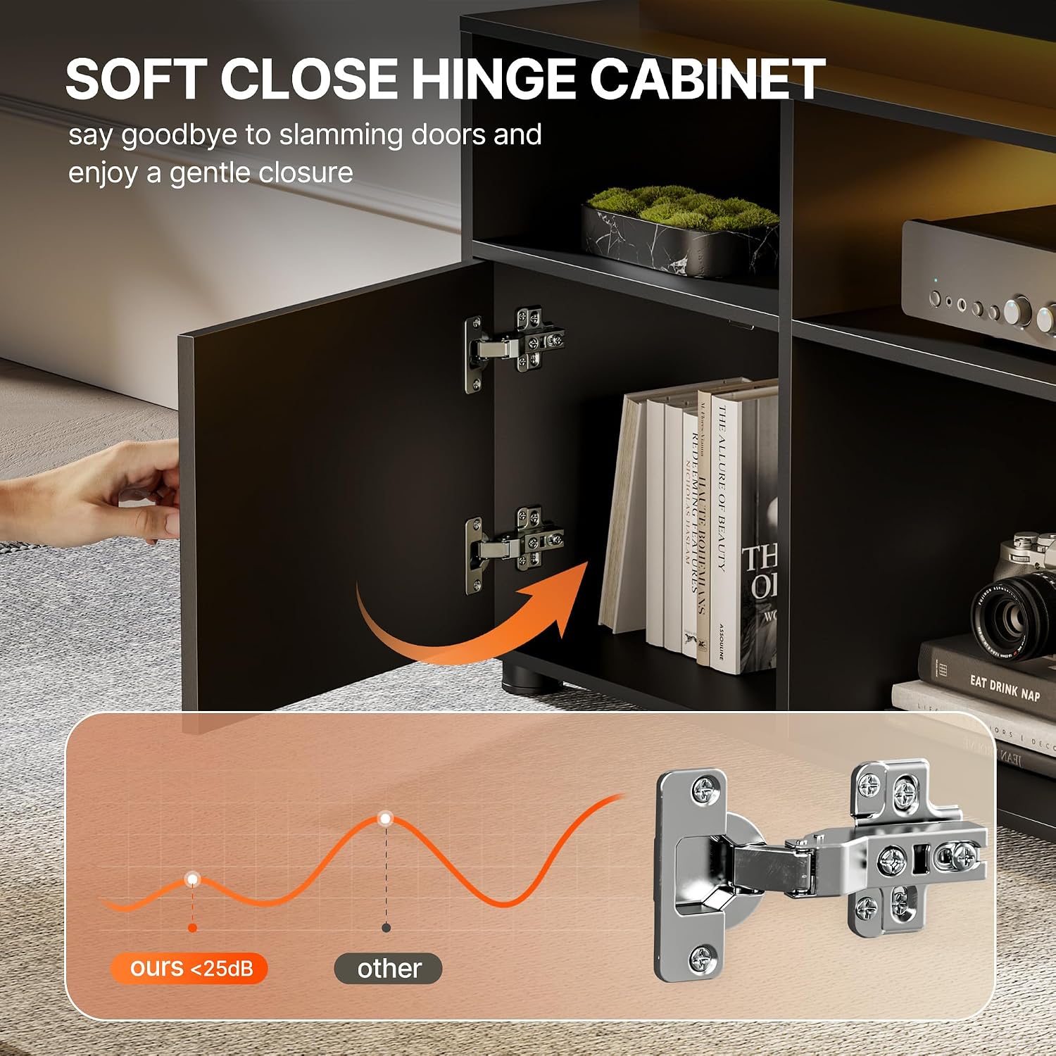 Nowoczesny stolik pod telewizo – Gaming Console Cabinet recenzja i cena