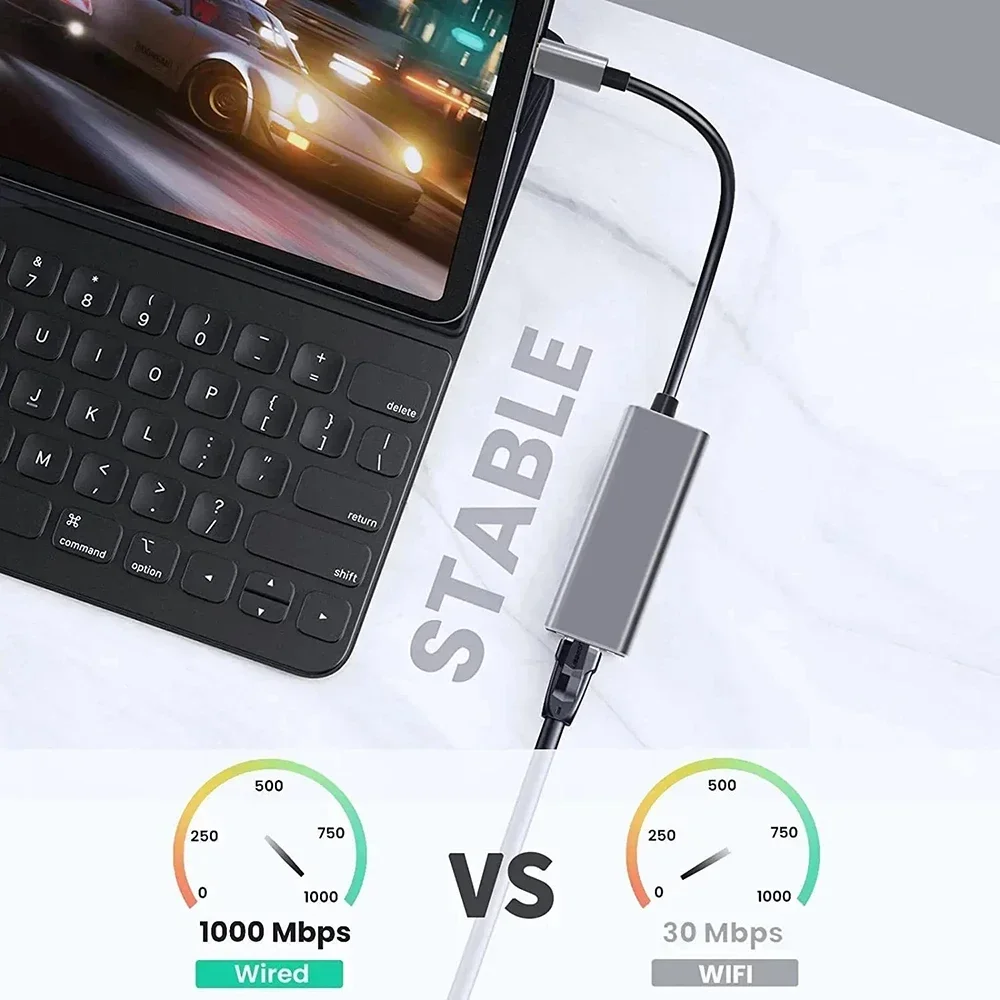 Adapter USB Ethernet 1000Mbps, – Lan Cable Gaming recenzja i cena